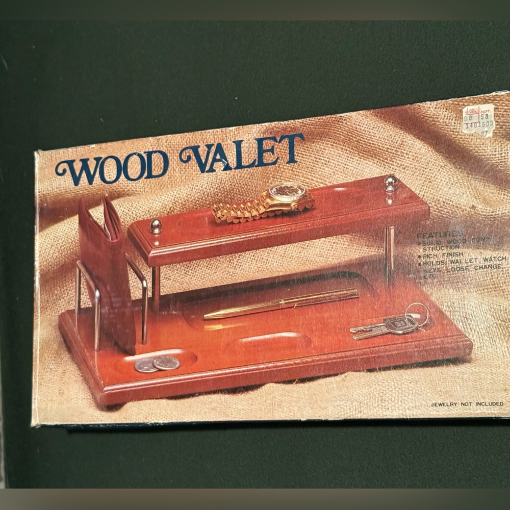 Vintage Wood Valet